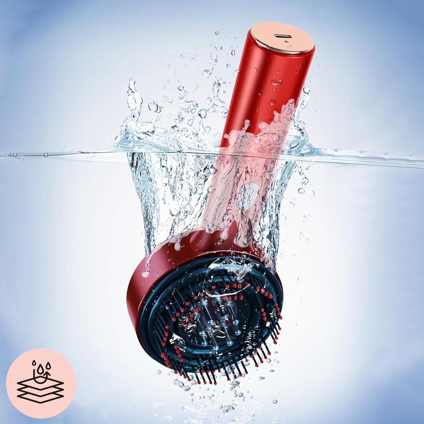 Hair Grow PRO | Red Light Therapy & Deep Scalp Stimulation Comb |