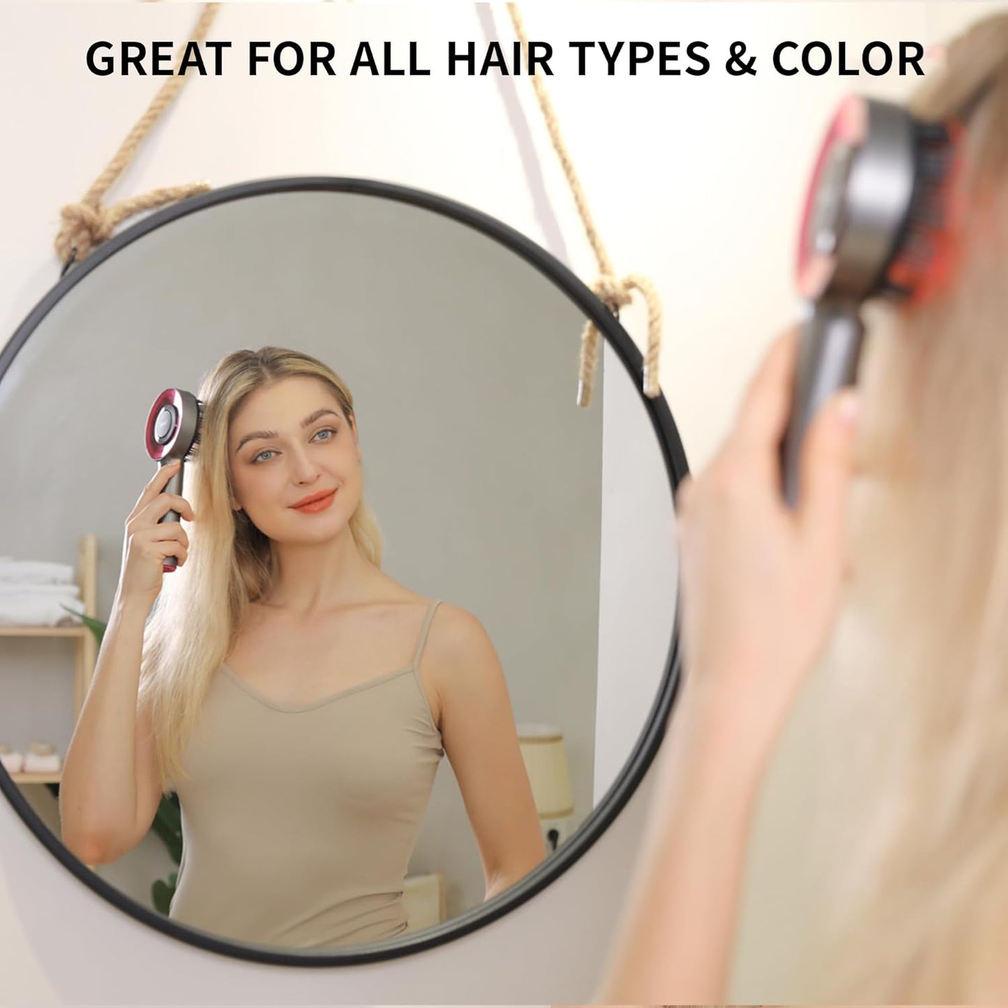 Hair Grow PRO | Red Light Therapy & Deep Scalp Stimulation Comb |