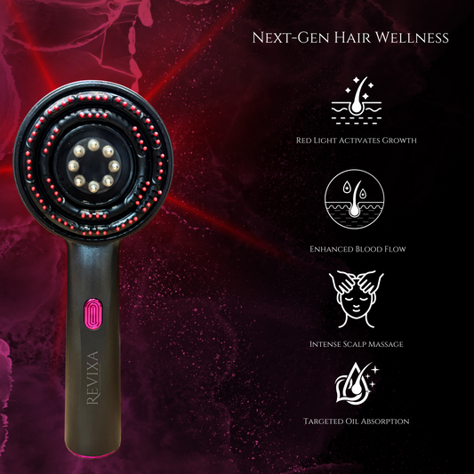 Hair Grow PRO | Red Light Therapy & Deep Scalp Stimulation Comb |
